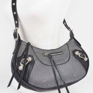 Shinny Hot Fix Shoulder Bag